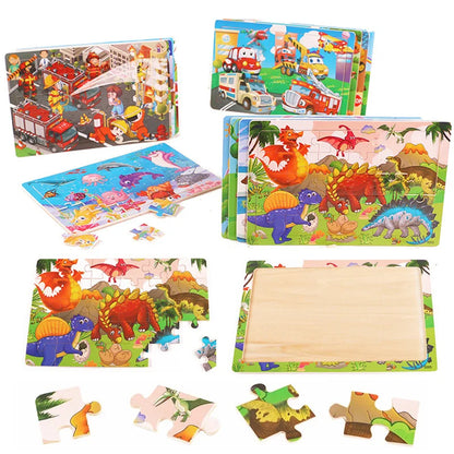 🧩 Puzzle en Bois Éducatif - Apprentissage Ludique pour Enfants